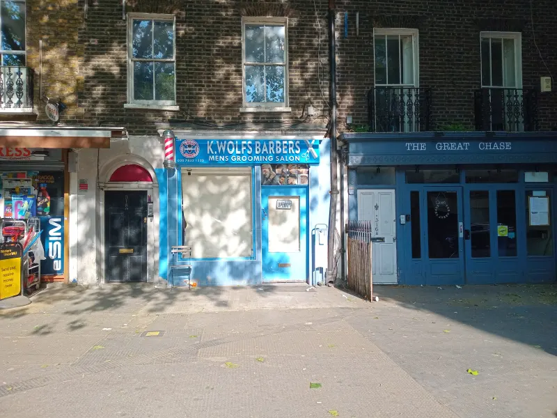 Shops on St John Street, Clerkenwell, London