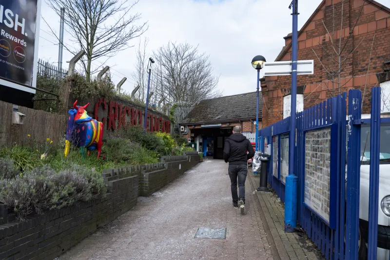 Cricklewood Station Entrance, London