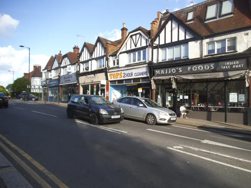 Shops on Fortis Green, London