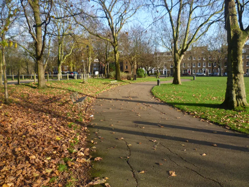 Path in Highbury Fields, London