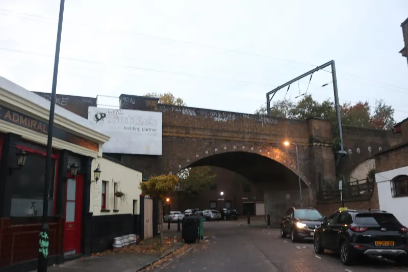 Railway bridge over Castle Road, Kentish Town, London