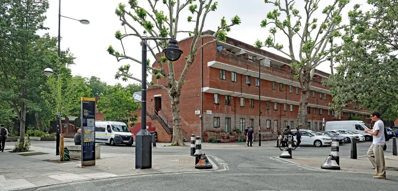 Chalton Street and Phoenix Road, Somers Town, London