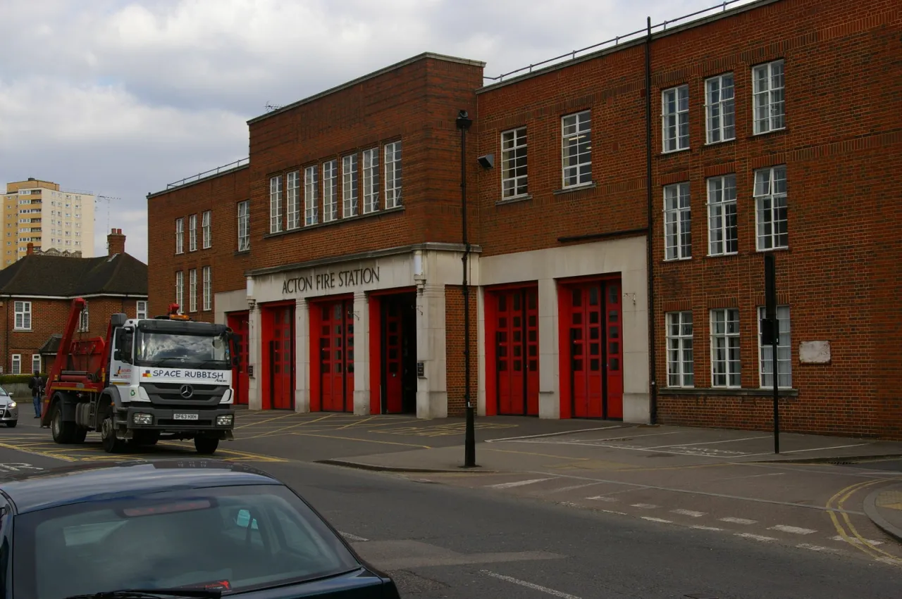 Acton Fire Station on Gunnersbury Lane