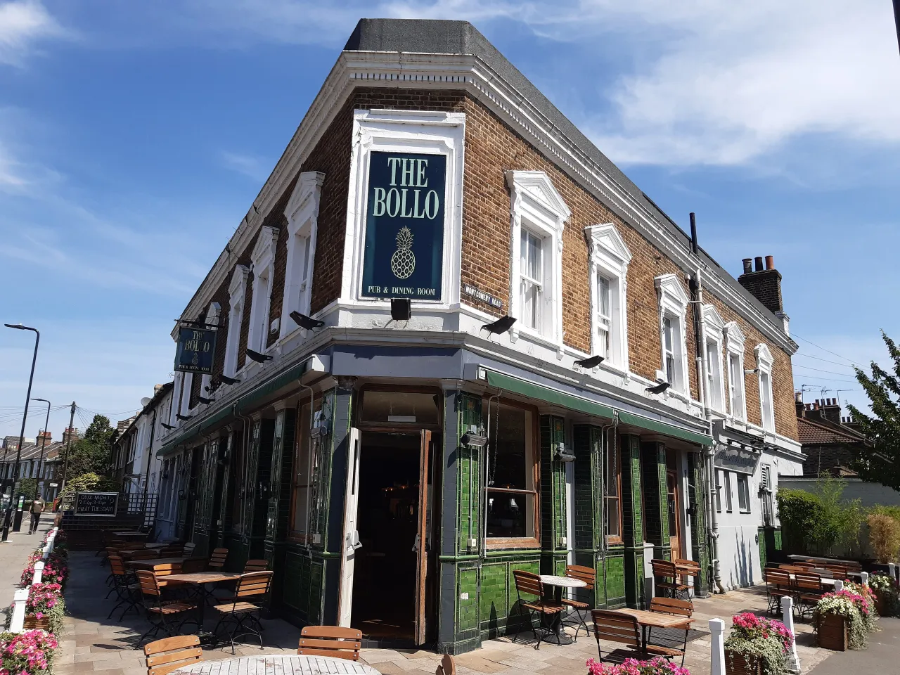 The Bollo pub on Bollo Lane, Acton Green