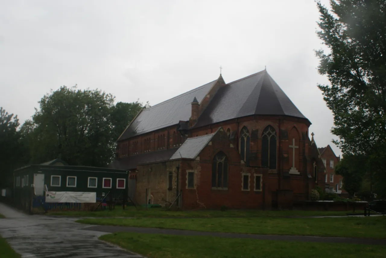 St Alban's Church seen from Acton Green Common