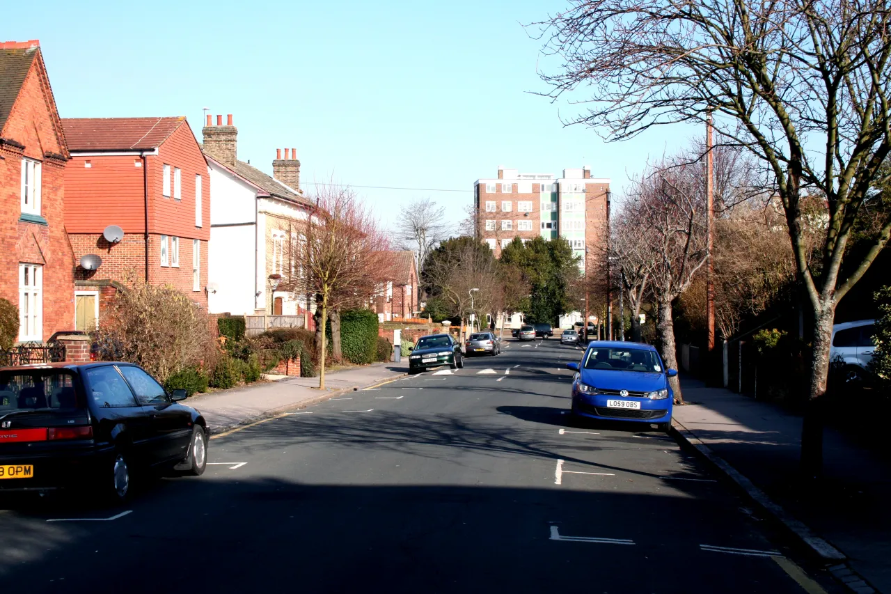 Havelock Road in Addiscombe, one of the five roads built on the former military college grounds