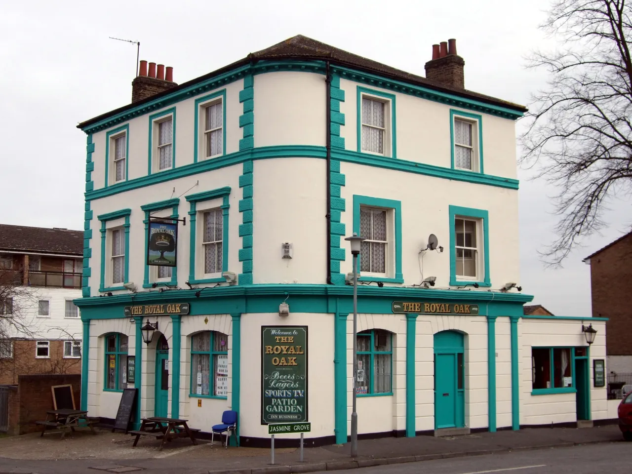 The Royal Oak, a Victorian corner pub on Anerley Road near the station