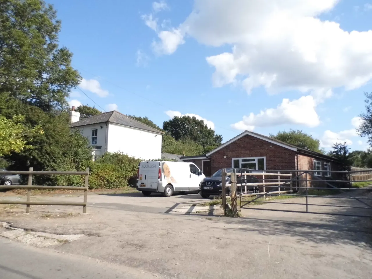 Houses on Main Road in Aperfield, a Green Belt hamlet near Biggin Hill