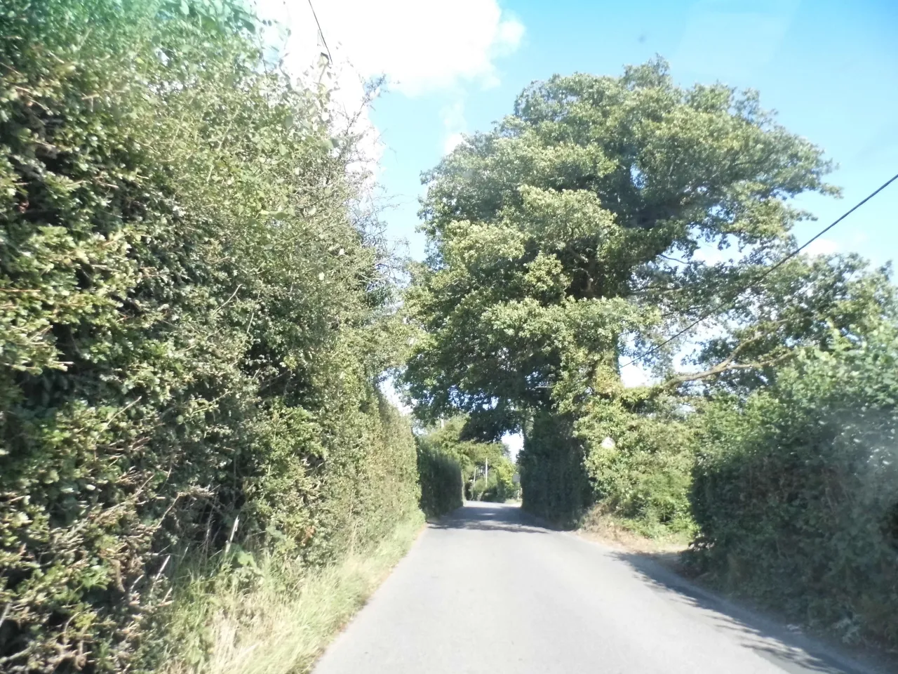Jail Lane, a quiet country lane through Aperfield with no passing trade