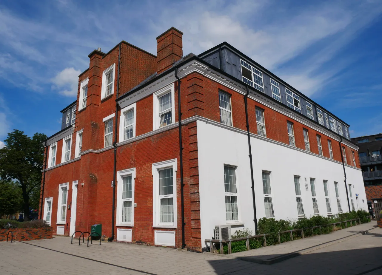 Crayford Town Hall, the civic building serving the Barnes Cray area
