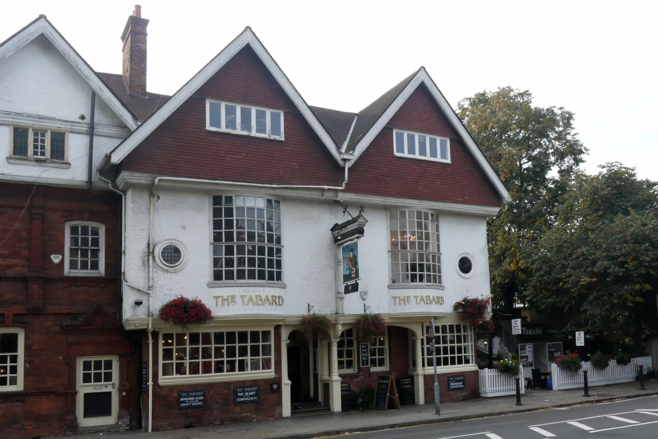 The Tabard pub on Bath Road, Bedford Park