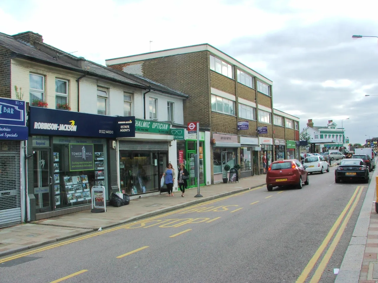 Nuxley Road, the shopping parade in Upper Belvedere