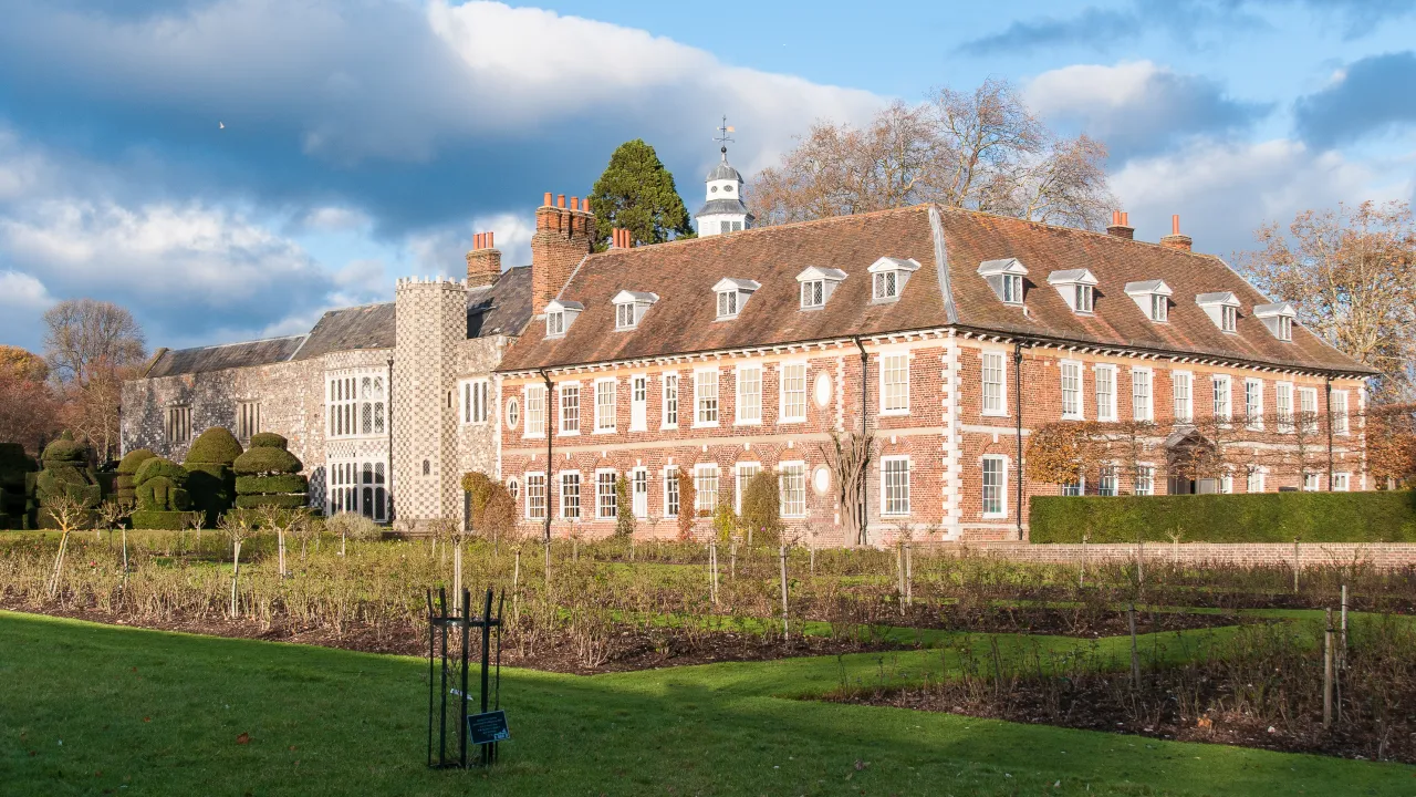 Hall Place, the Tudor mansion and gardens in the London Borough of Bexley