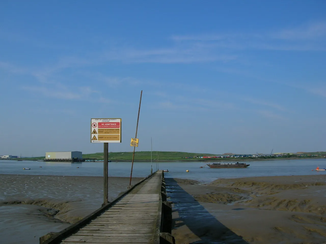 The River Thames waterfront at Erith, one of Bexley's four old towns
