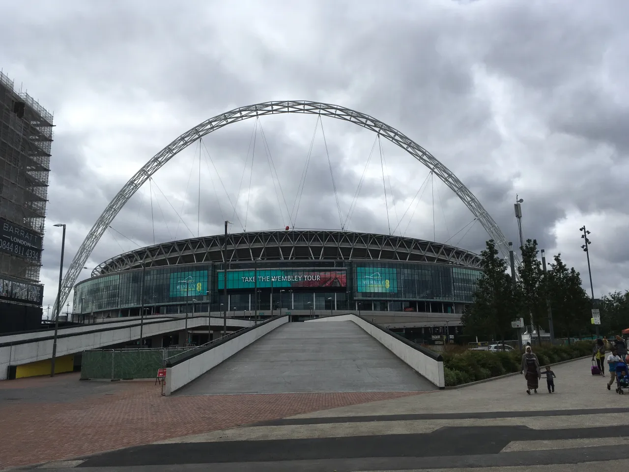 Wembley Stadium and its iconic arch, Brent's landmark stadium venue