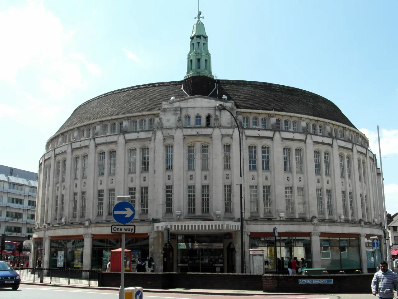 Lewisham Town Hall public halls building on Catford Broadway, Catford SE6