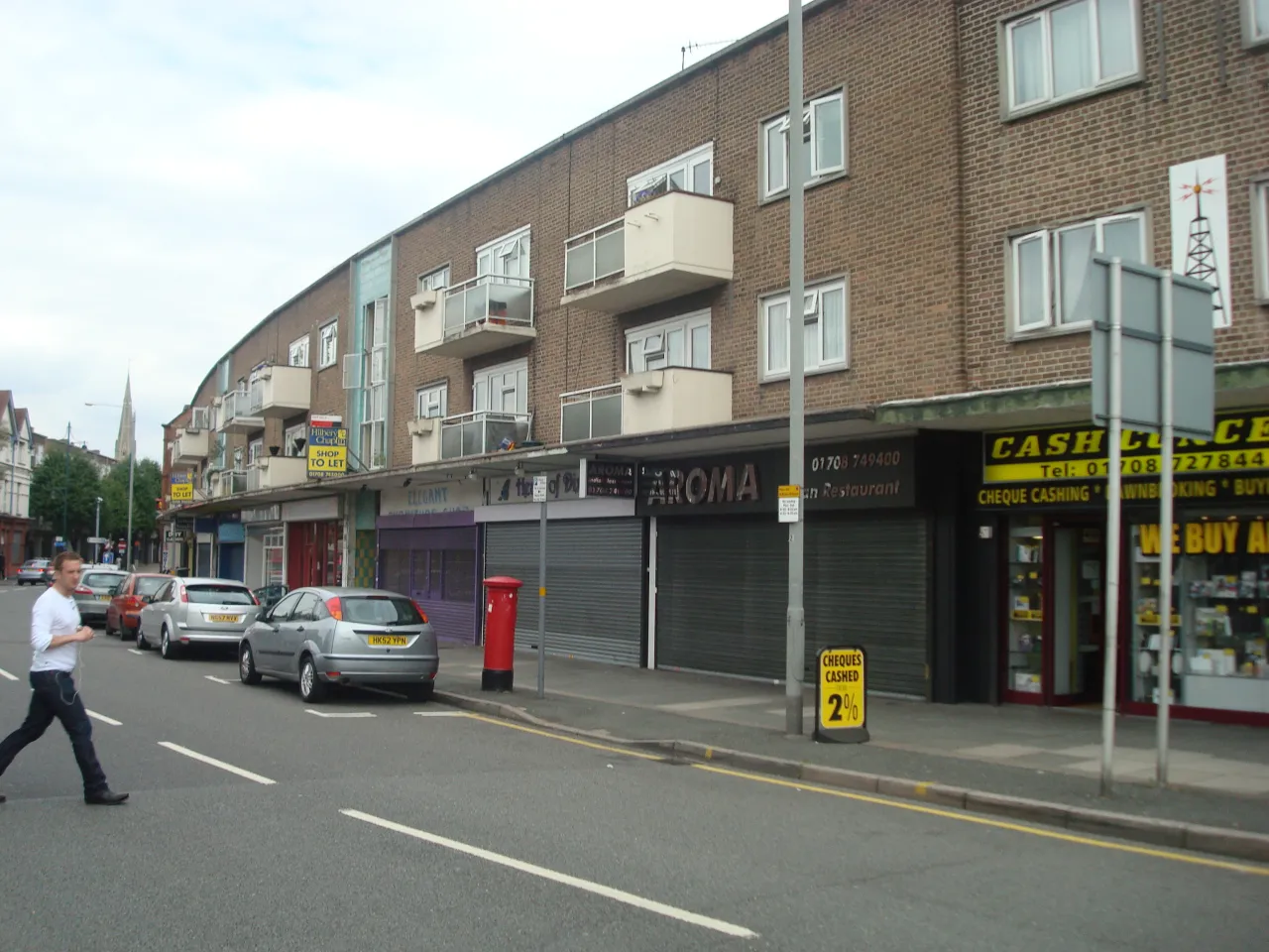 High Street in Romford town centre, near Chase Cross