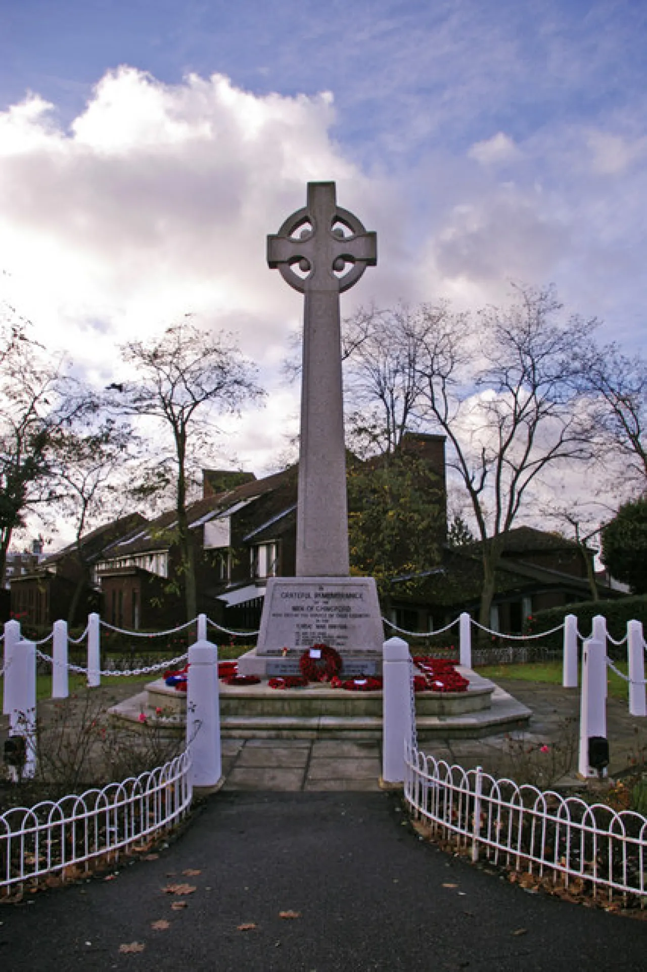The war memorial at Chingford Green, Waltham Forest