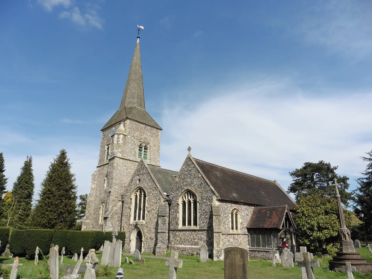 St Nicholas Church, Chislehurst's historic parish church at the heart of the village