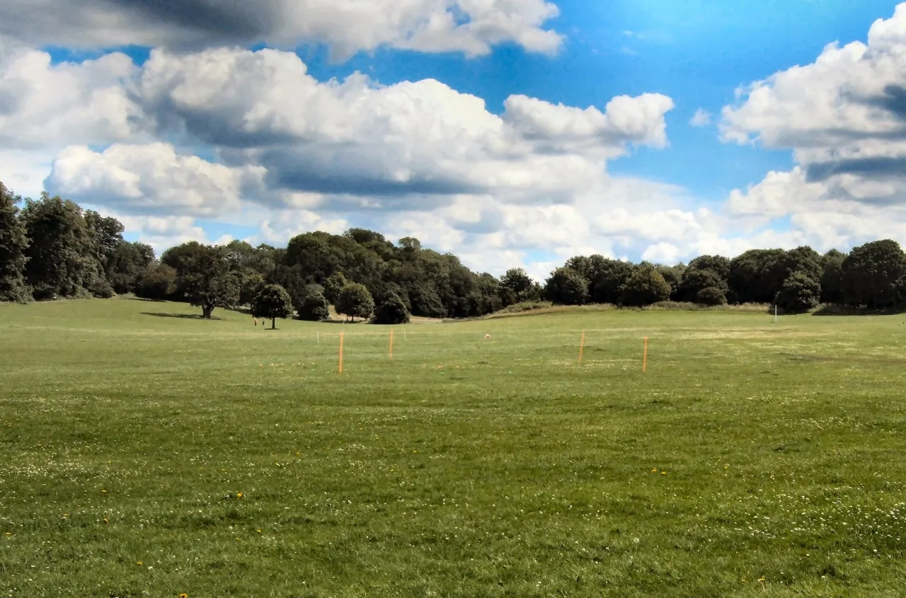 Lloyd Park, the open parkland bordering the Coombe estate in Croydon