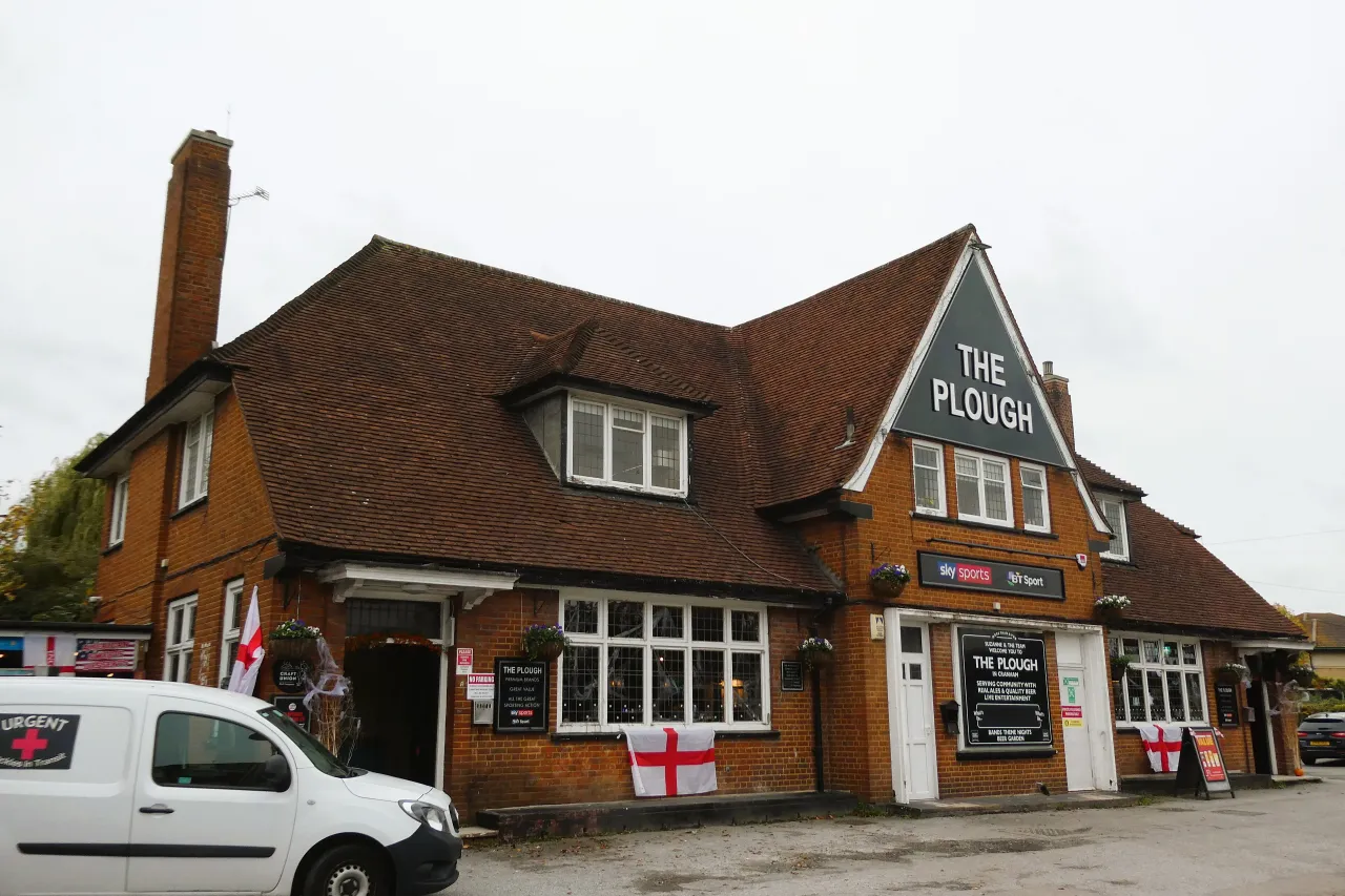The Plough, a pub near Upminster tube depot, close to Corbets Tey