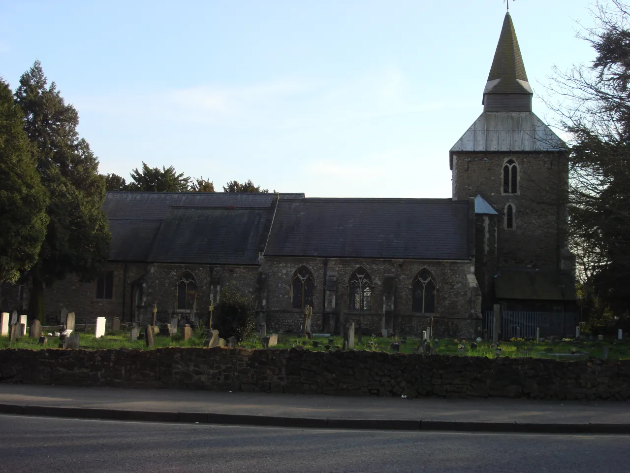 St Laurence Church in Upminster, near Corbets Tey
