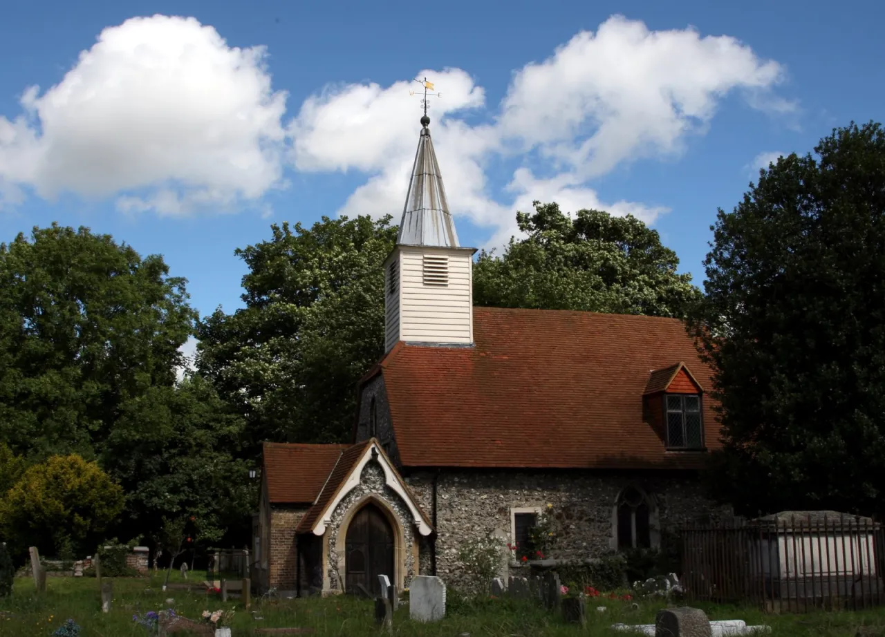 St Laurence Church in Cowley, the village's historic parish church