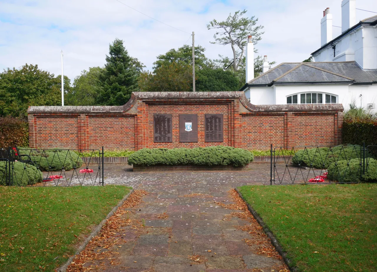The Crayford War Memorial Garden, a quiet corner of the town centre