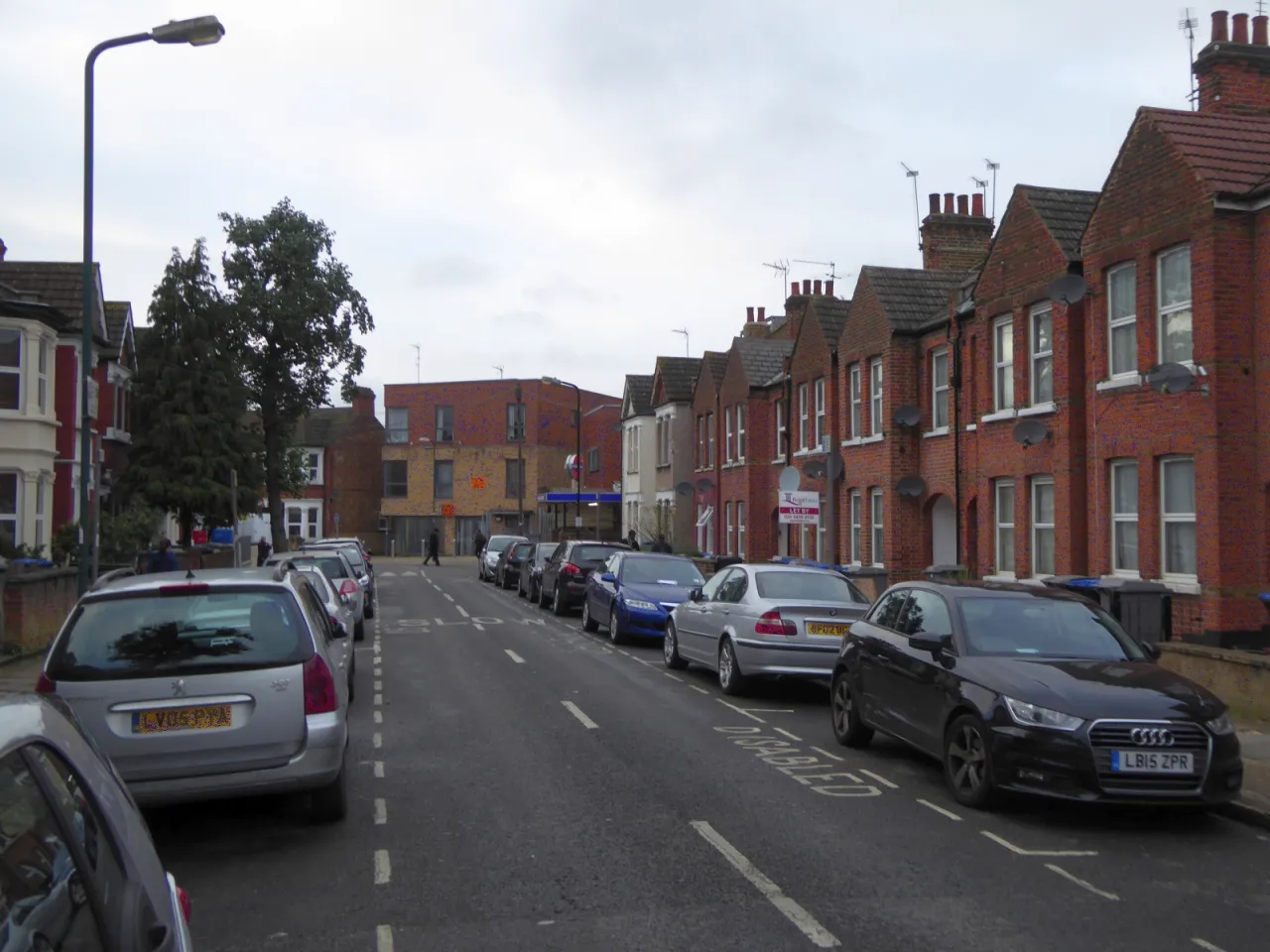 Terraced houses on Chapter Road near Dollis Hill station