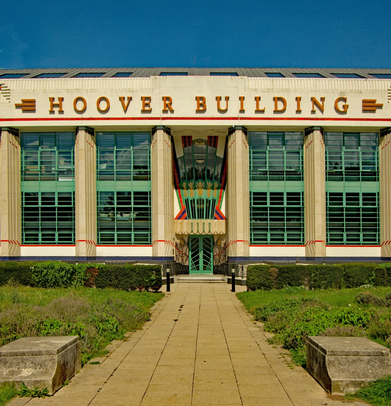 The Art Deco Hoover Building in Perivale, London Borough of Ealing