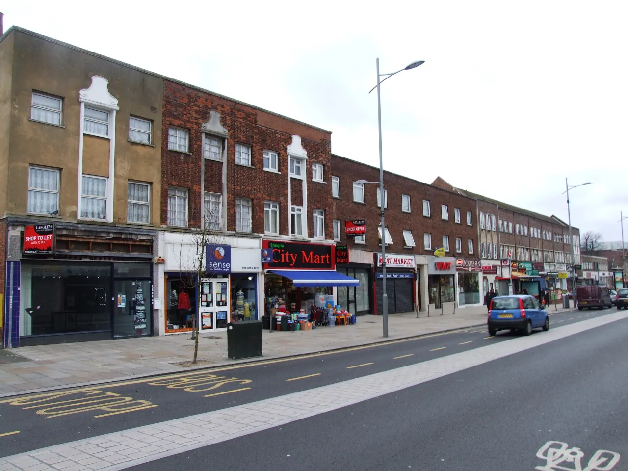 The Broadway in Bexleyheath, the Bexley borough town centre near East Wickham