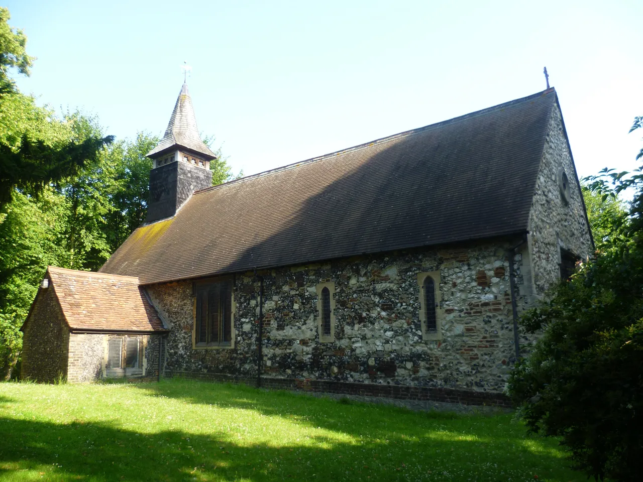 St Michael's Old Church, East Wickham, the medieval parish church