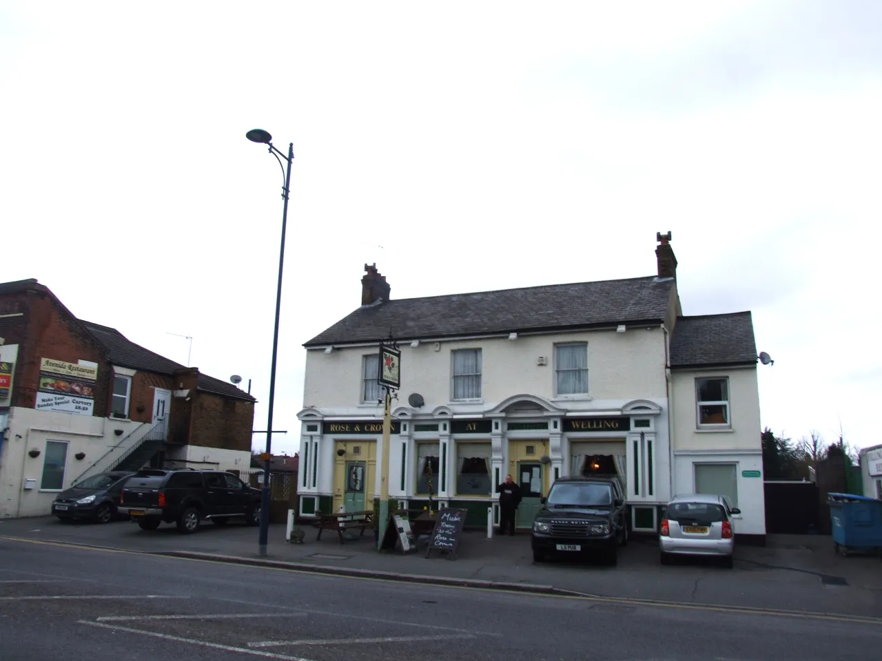 The Rose and Crown public house on Welling High Street, near East Wickham