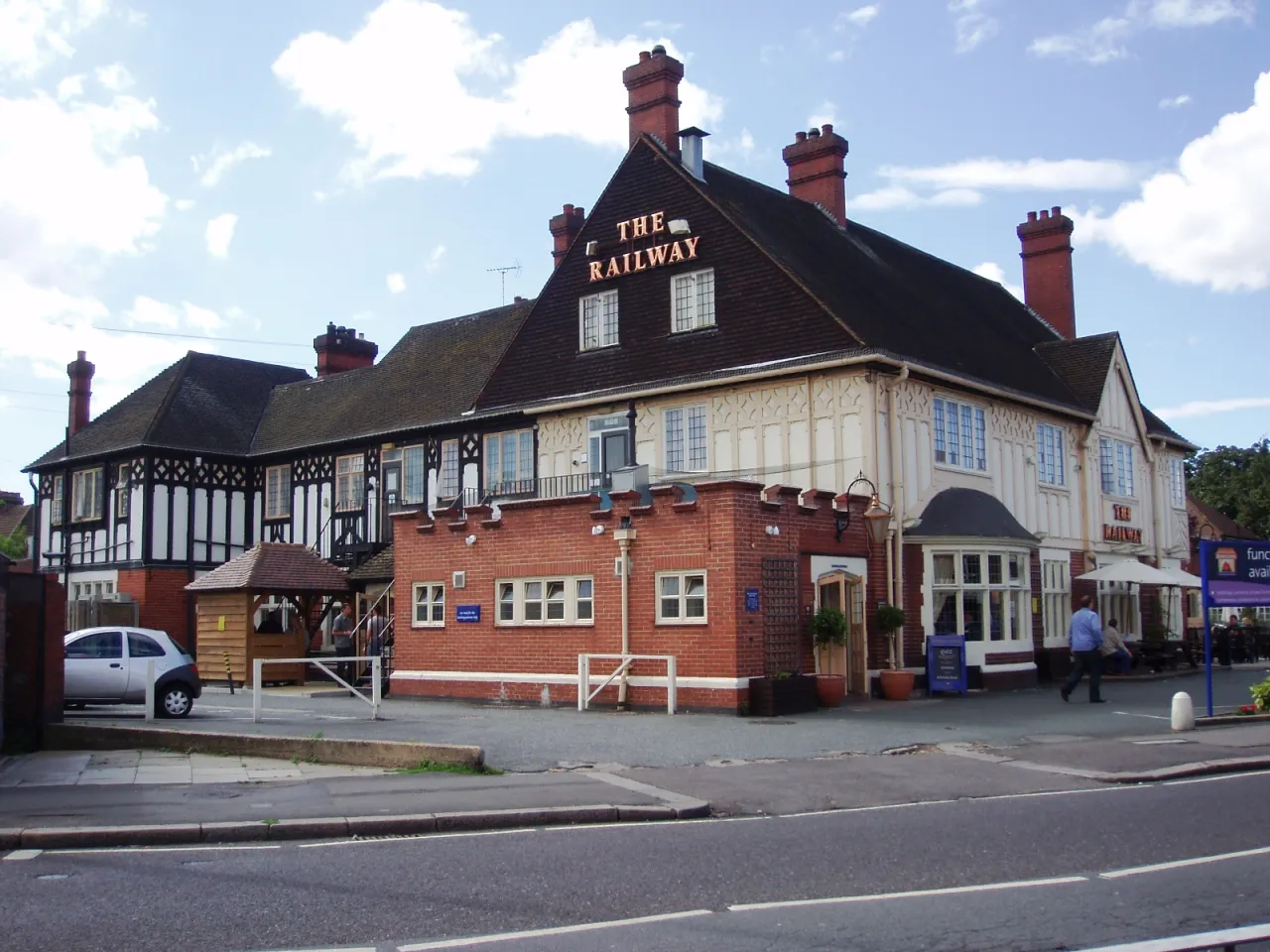 The Railway pub near Hornchurch station, close to Elm Park