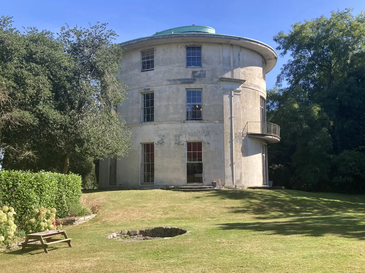The Round House, an elliptical villa in Havering-atte-Bower village