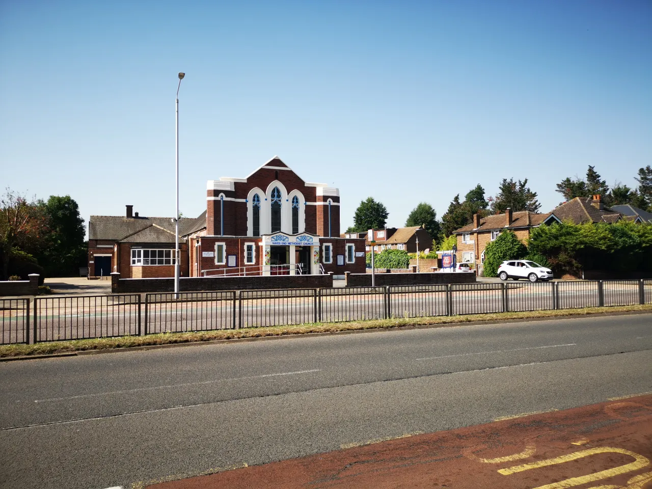 Hayes End Methodist Church, a historic building in Hayes End