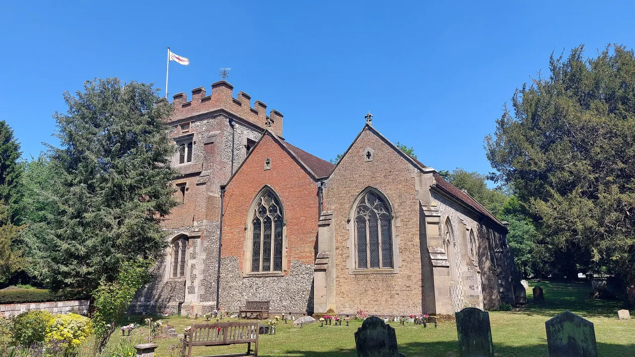 St Mary's Church in Harefield, a village in the north of Hillingdon borough