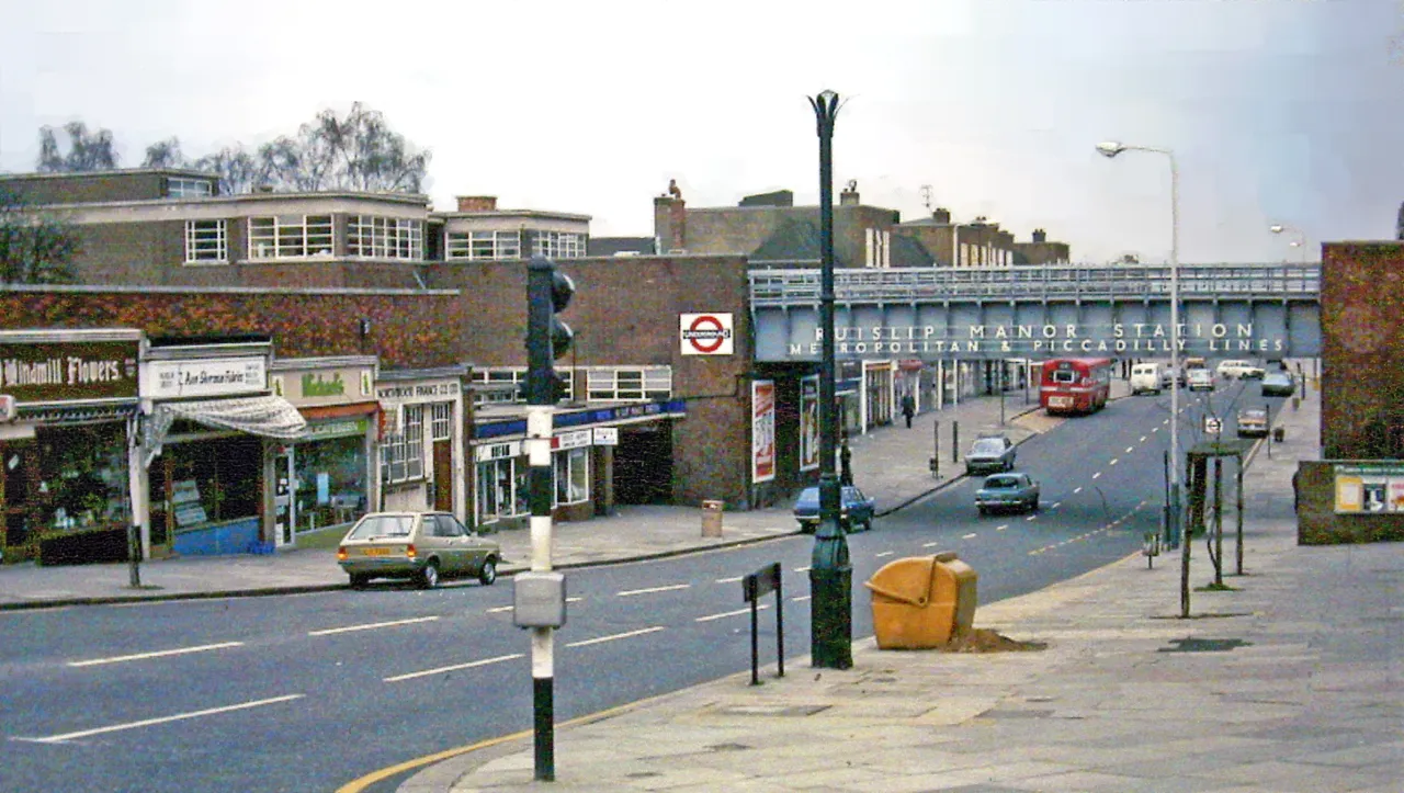 Victoria Road at Ruislip Manor, one of Hillingdon's district centres