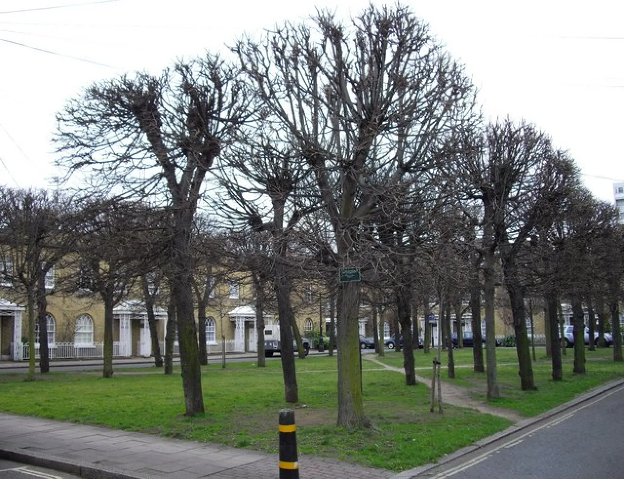 Courtenay Square, a 1930s garden square off Kennington Road