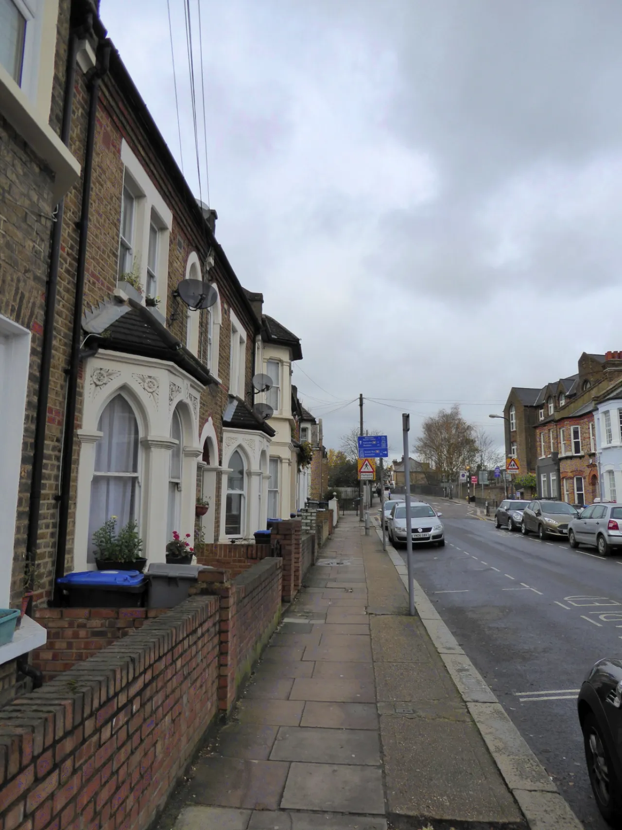 Terraced houses on College Road in Kensal Green