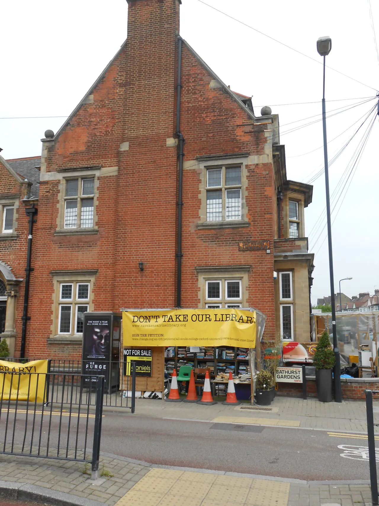 The former Kensal Rise Library building, opened by Mark Twain in 1900