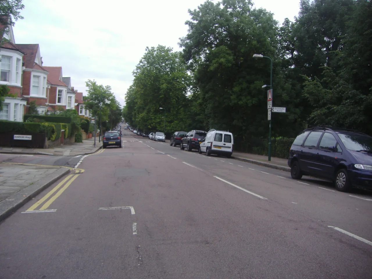 Kingswood Avenue, a tree-lined street bordering Queen's Park near Kensal Rise