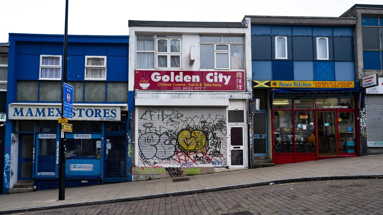 Shops on Clifton Rise, just off New Cross Road