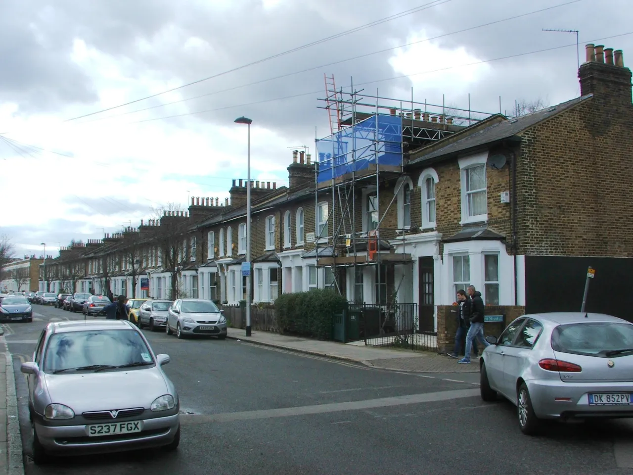 Hatcham Park Road, a residential terraced street near New Cross Gate