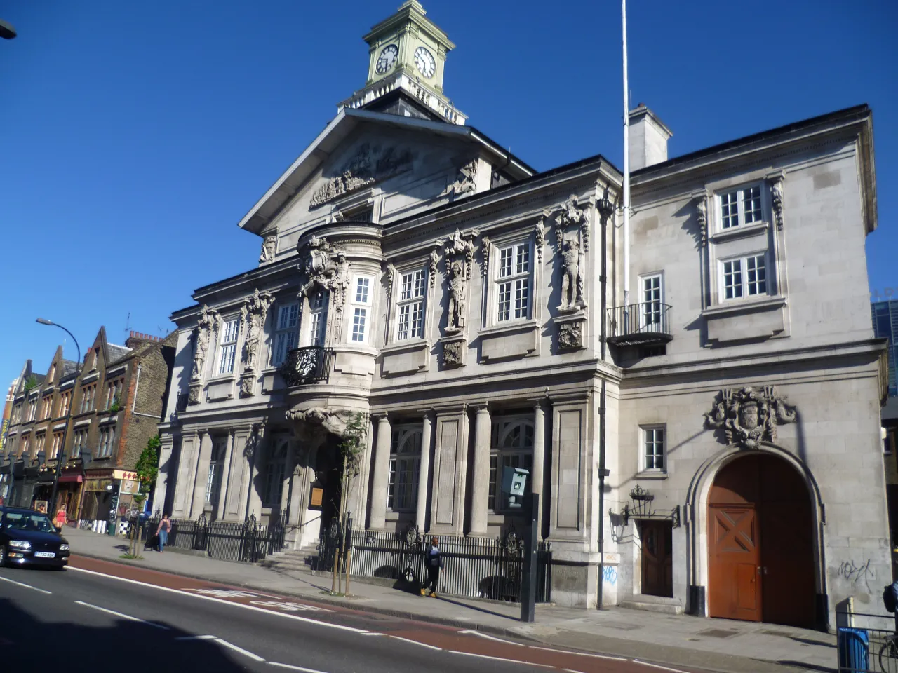 Deptford Town Hall on New Cross Road, now part of Goldsmiths, University of London