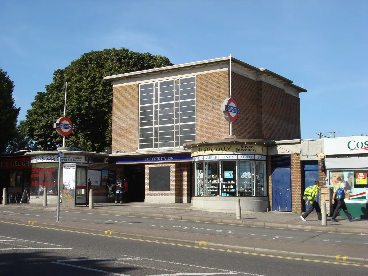 Eastcote tube station building, near Northwood Hills