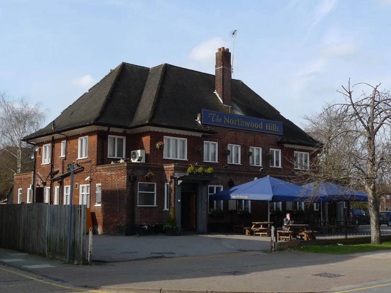 The Northwood Hills pub building on Joel Street