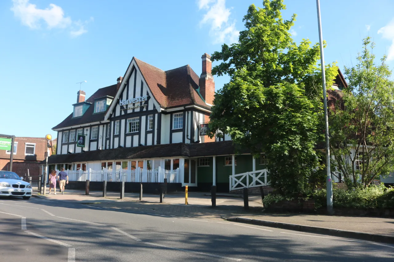 The Harvester pub building on Bury Street, Ruislip