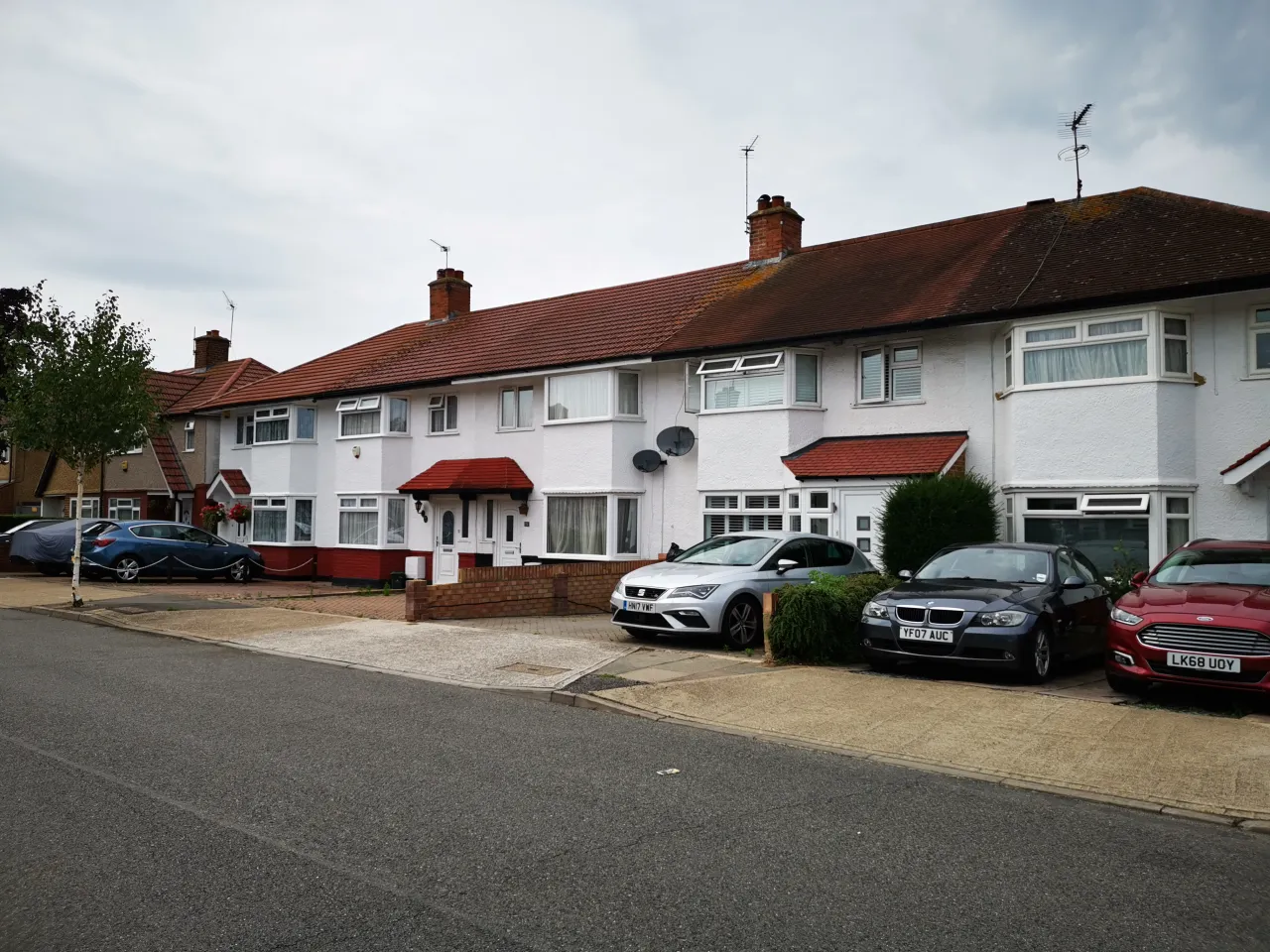 Terraced houses on Clyfford Road, Ruislip Gardens