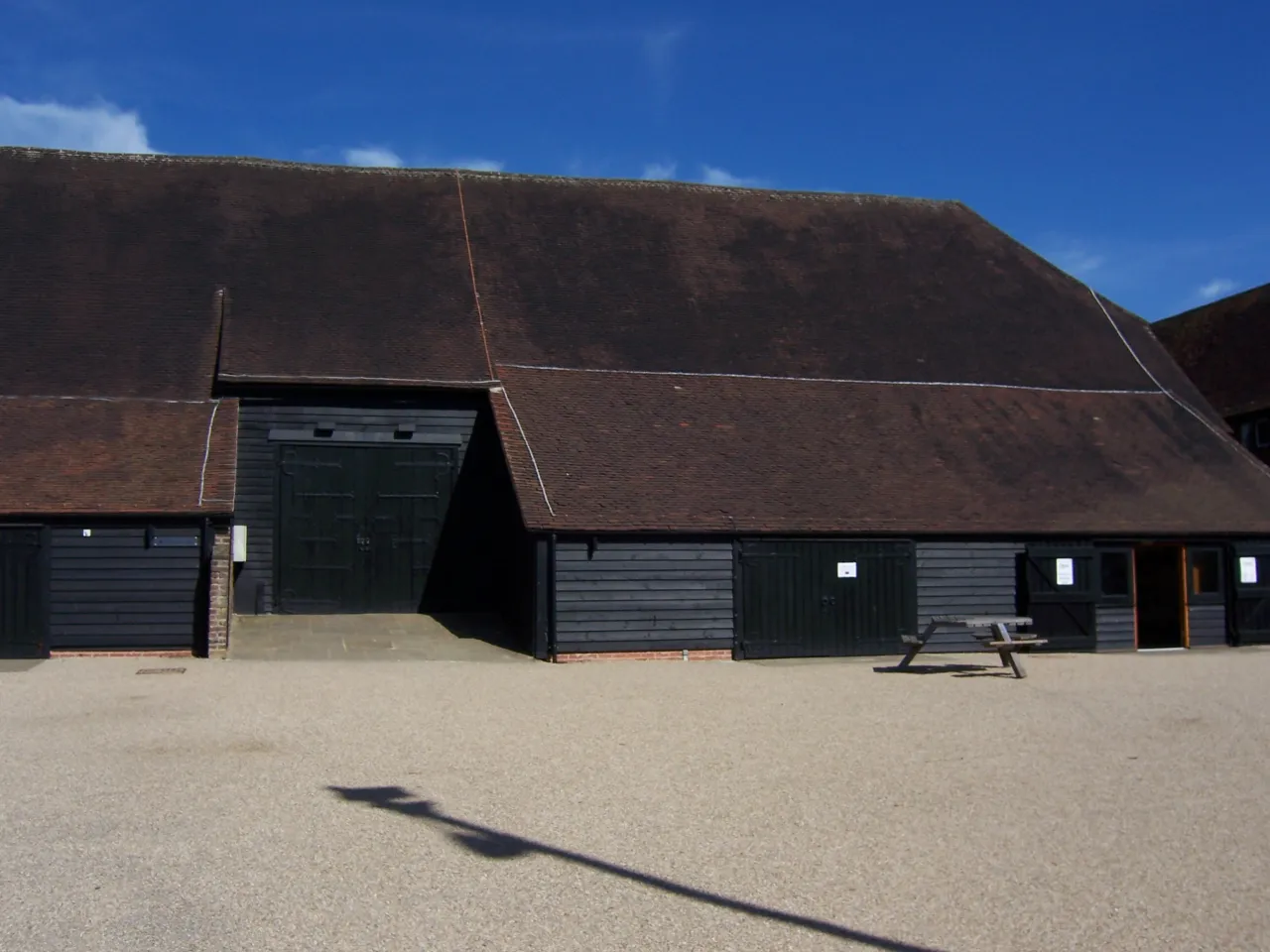 Exterior of the Great Barn at Manor Farm, Ruislip